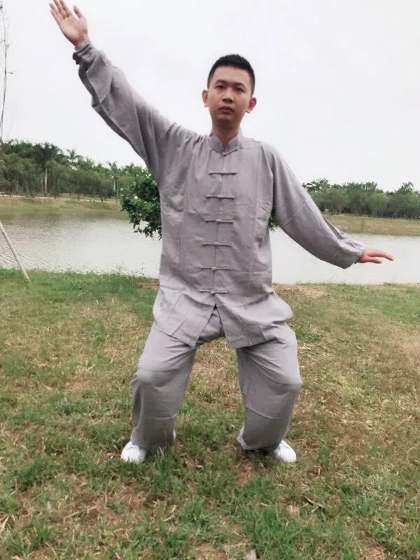 Хлопковая Униформа Tai chi 4 цвета высококачественная одежда кунг фу для детей и