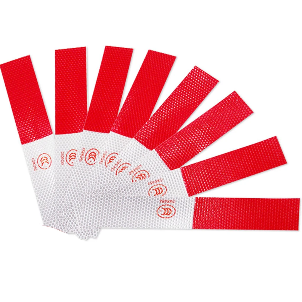 Автомобильная самоклеящаяся светоотражающая лента красно белая