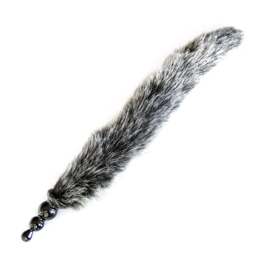 Anal sex toys vibrator butt plug silicone tail for Women Fox Dog Tail Butt Plug Sex Adult Toys H5 | Красота и здоровье