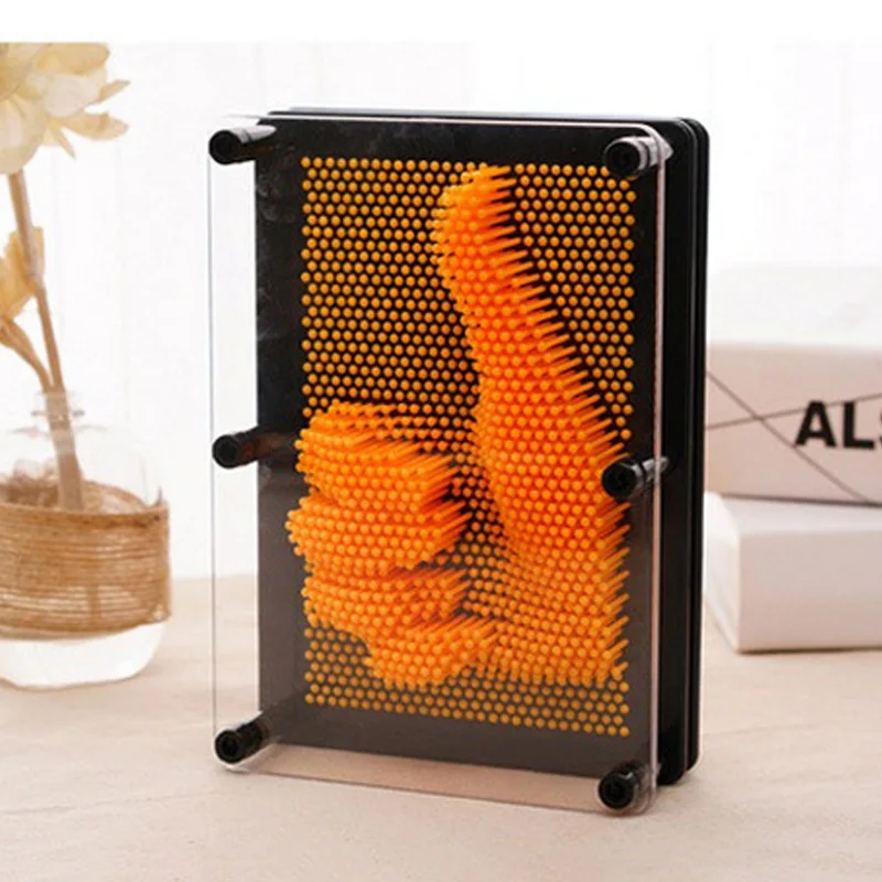 3D DIY Новинка Игрушка антистресс клон отпечаток пальца иглы игрушки забавные антистресс игрушки для детей подарок 6 цветов 3 размера