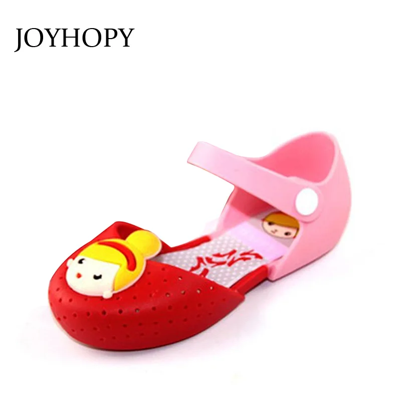 Туфли JOYHOPY для девочек принцессы Лето 2017 сандалии милая детская обувь Желейная