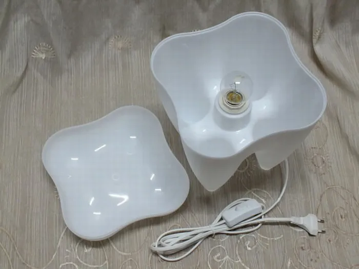 Креативная настольная лампа Mr P в виде зубов белый светодиодный светильник для