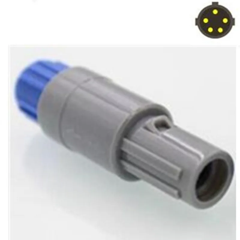 10 шт./лот самоблокирующийся штекер с одним разъемом для LEMO 5 PIN|push-pull|connector |
