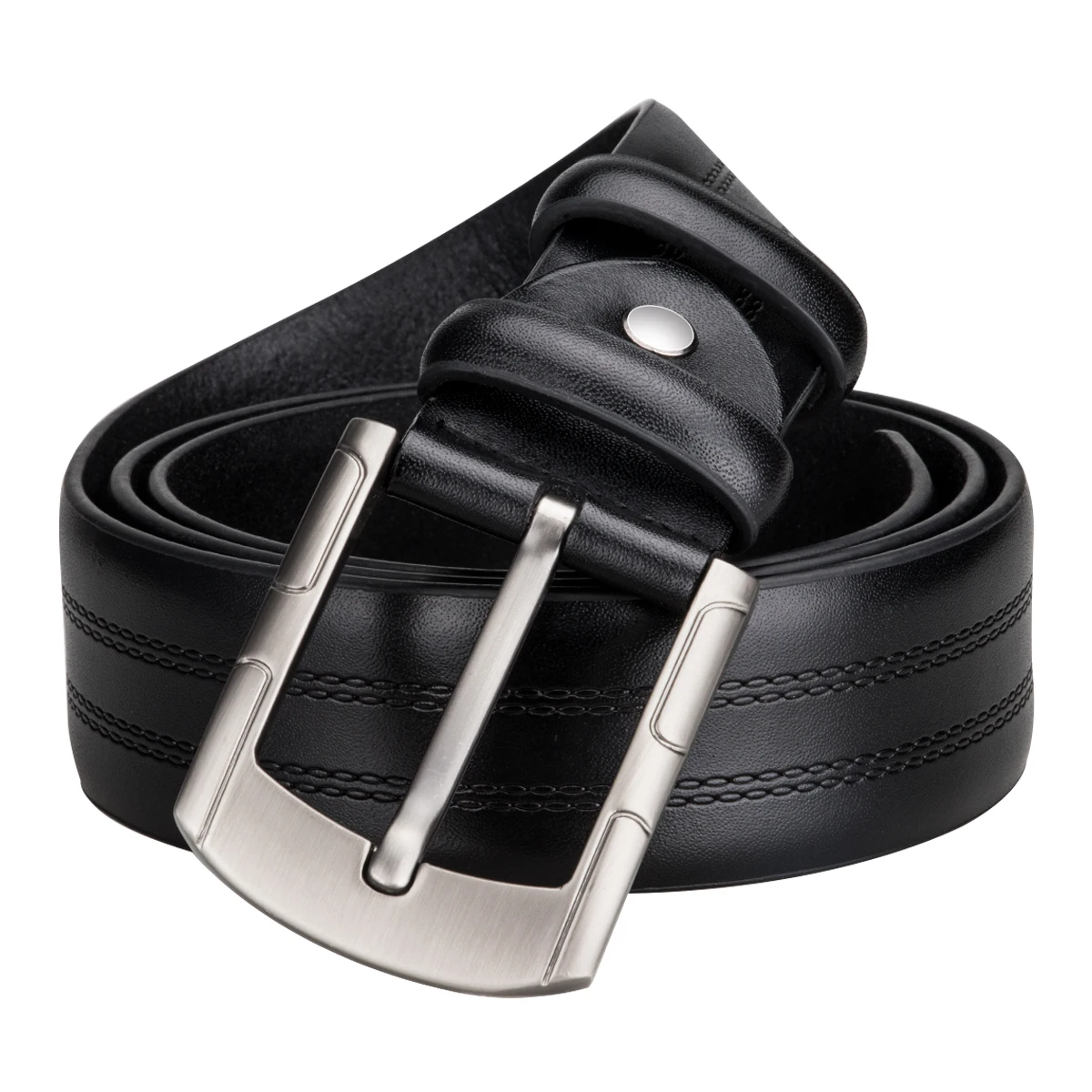 Ремень мужской кожаный с классической пряжкой шириной 2018 см|Мужские ремни| |