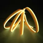 Новинка, Светодиодная лента 2,3 мм, 1-5 метров, светящаяся Автомобильная приборная панель, декоративная Гибкая неоновая светильник ка, электропровод