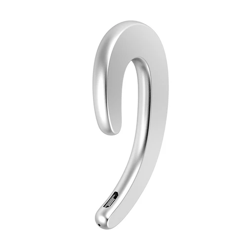 Серебристый DAONO K8 Беспроводная гарнитура Bluetooth 4,2 гарнитура безболезненные наушники стерео наушники Универсальные для вождения музыки свободные руки бизнес - Цвет: Серебристый