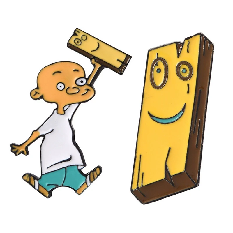 Дощечки Ed, Edd и Eddy булавки 90s мультфильмы Броши Булавки на лацкан эмалированные булавки детство мультфильмы ювелирные изделия