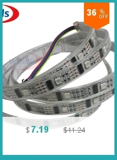 5 м WS2801 Raspberry Pi светодиодный контроллер 32 светодиодный s/M внешний 2801 ic Arduino разработка ambilight DC5V не водонепроницаемый 5050 smd