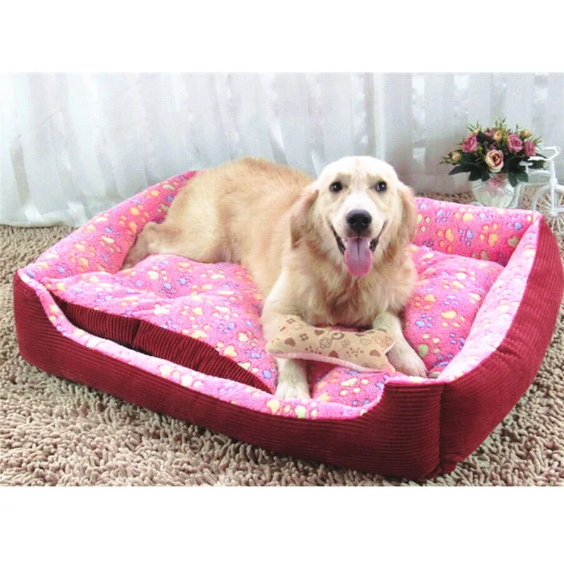 Pawstrip 6 размеров лапа для домашних животных зимняя кровать собак Хаски Лабрадор
