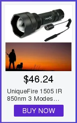 UniqueFire 1505 IR 850nm 4715AS Ночное видение фонарик инфракрасная лампа зум 3 режима T50 фонарь для охоты