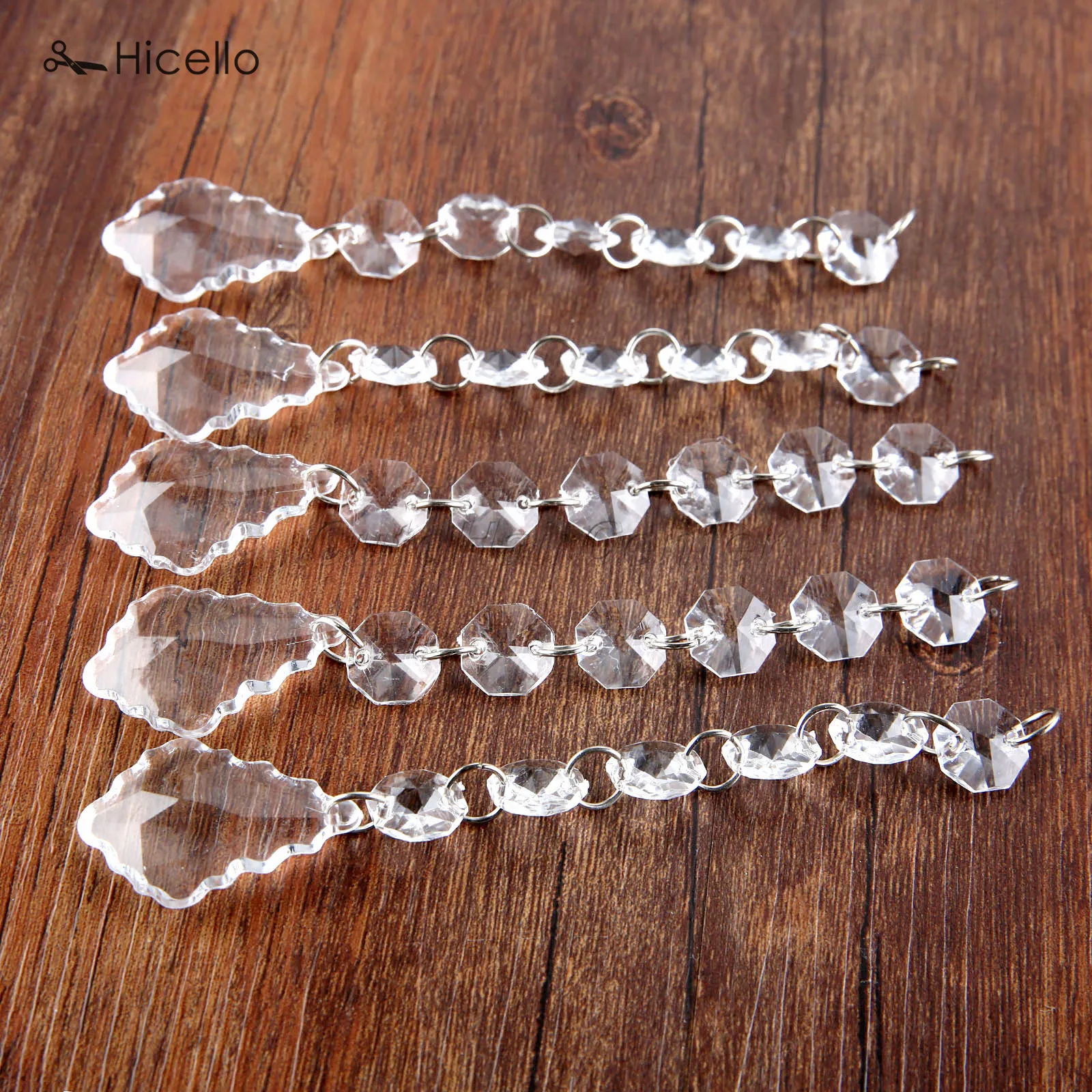 5 шт. висячая восьмиугольная гирлянда из акриловых бусин|Украшения своими руками