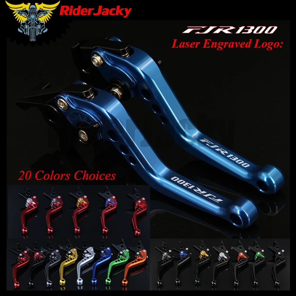 

RiderJacky CNC Adjustable 14.7cm Short Brake Clutch Levers For Yamaha FJR 1300 FJR1300 2003 03
