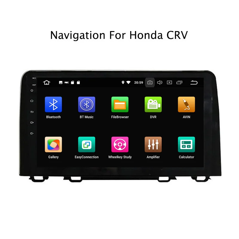 9 дюймов 4 Гб ОЗУ 64 ПЗУ Восьмиядерный Android 0 автомобильный DVD GPS навигатор для Honda CRV