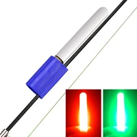 1pcs led waterproof glow lamp electronic bite alarm light glow stick fish strike night fishing fishing rod tip clip