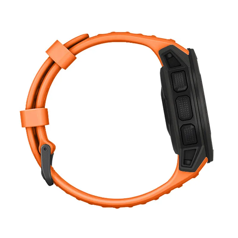 Спортивный силиконовый ремешок быстросъемный сменный для часов Garmin Instinct JR