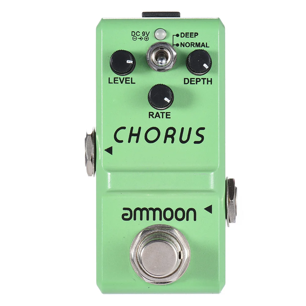 Ammoon AP 14 аналоговый Хор Guitarra педаль Nano серии гитары эффектов Алюминий корпус из