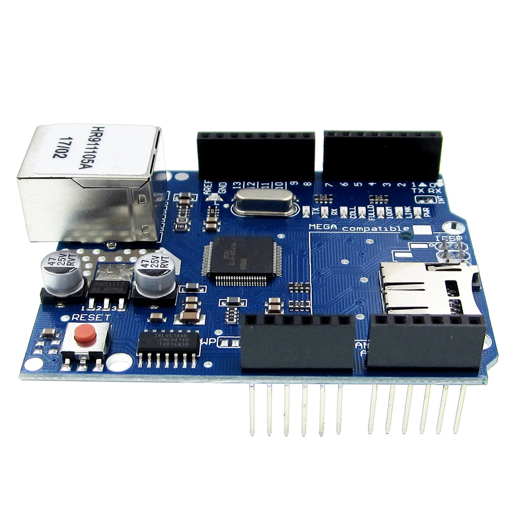 Щит Ethernet W5100 &ltтолько разработанная доска для Ardu UNO Mega 2560 1280 328 | Компьютеры и офис
