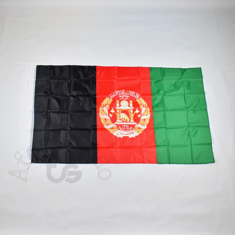 

Afghanistan 90*150cm Afghan flag Banner 3x5 Foot national flag for meet,Parade,party.Hanging,decoration