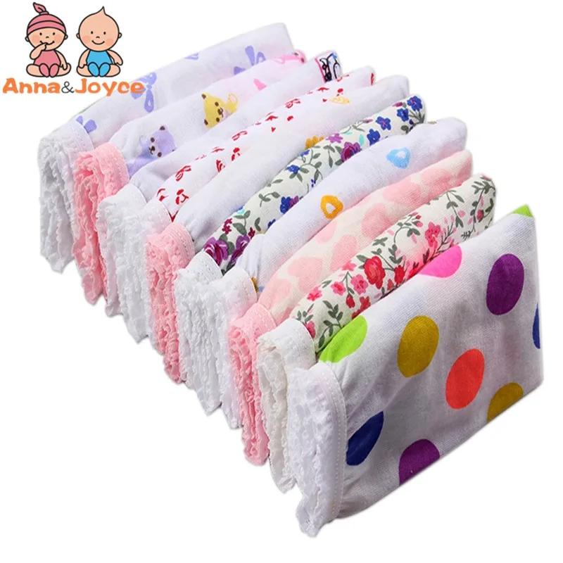 4 шт./лот Мультяшные трусики хлопковое короткое нижнее белье для девочек Atnn288 |