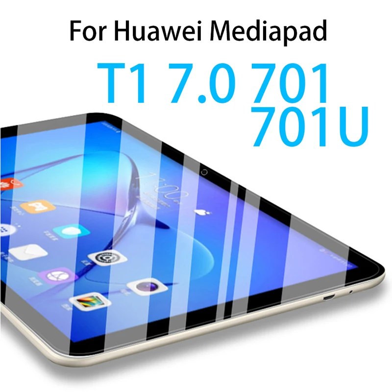 t1 7.0 701 701u Защитное стекло на планшет для huawei Mediapad T3 7 glass M3 Lite M5 Pro T1 Wifi Версия 8 8,4 9,6 10,1 10,8 закаленное стекло - Цвет: t1 7.0 701 701u
