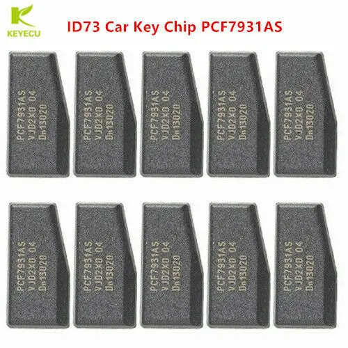 

KEYECU 10 шт. чип транспондера PCF7931AS ID73 чип для Benz / BMW Mini Cooper 2002-2005 (может заменить PCF7930AS)