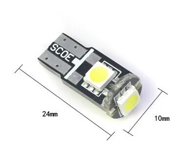 SCOE автомобильный Стайлинг 2x3SMD светодиодный светильник для номерного знака Лампа источник для Citroen C2 C4 C5 Elysee Picasso EX Кристалл синий теплый белый