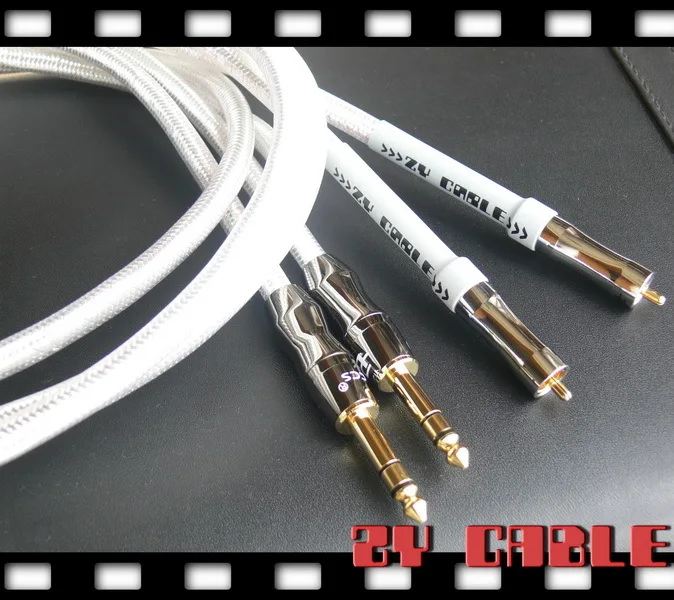 Высокое качество ZY 2TRS к 2RCA Сигнальная линия (расширенная версия) монокристалл