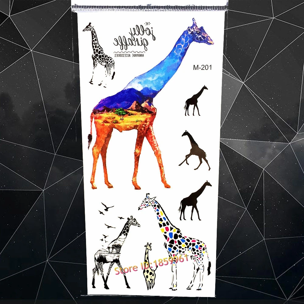 Новая Оригинальная блестящая Временная вспышка тату наклейка A3D-13 женщин большой