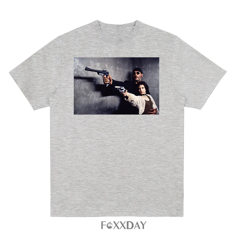 Футболка для мужчин и женщин Leon Teach Matilda Shoot Top Tees футболка в стиле хип хоп рок