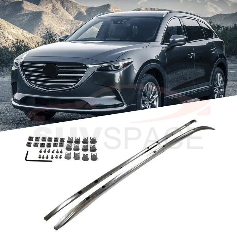 Алюминиевая Полка для багажа на крышу перекрещенная рейка подходит Mazda всех