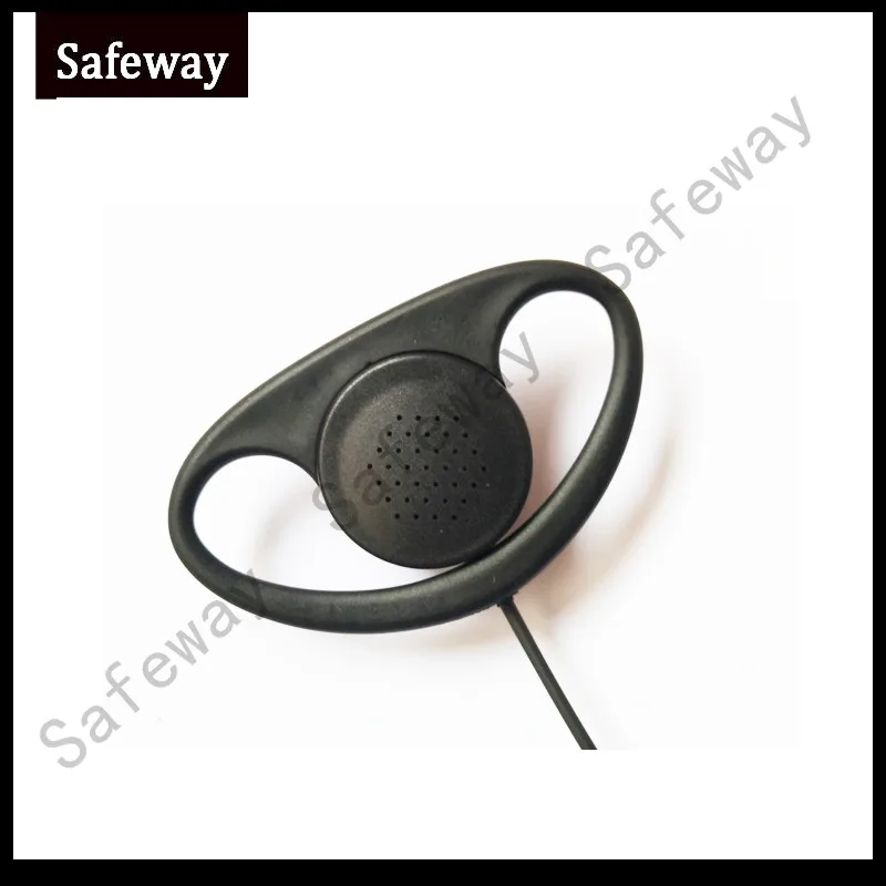 5 шт./лот walkie talkie наушник гарнитура D Тип Заушник с PPT и микрофоном для Baofeng