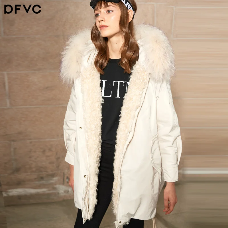 2018 New Arrival Aporia.king Long Solid Zipper Wide-waisted Thick Full White Duck Down Casual Coats | Женская одежда