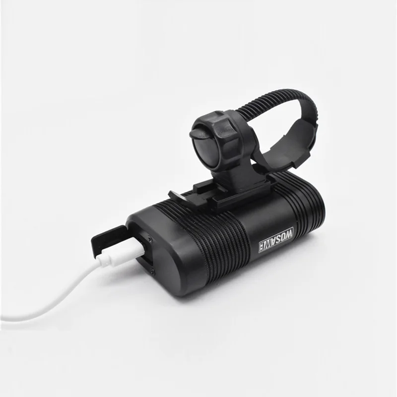 WOSAWE USB Перезаряжаемый велосипед свет 2400 люмен жк для велосипедов батарея фонарик