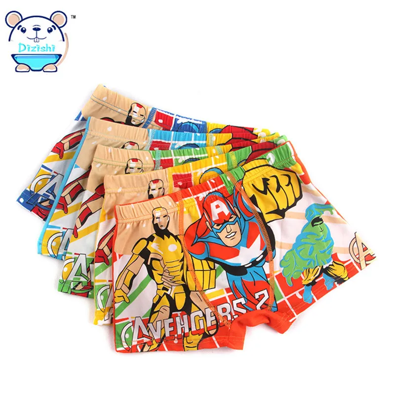 Нижнее белье для мальчиков брендовые Детские трусы хлопковые боксеры