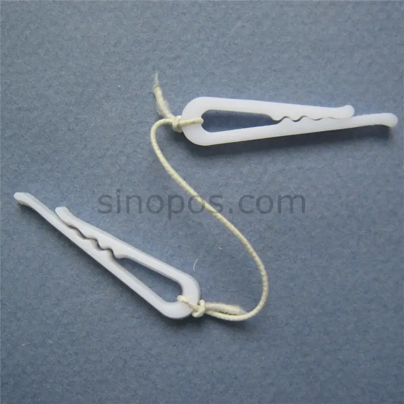 Пластиковые двойные зажимы для галстука на спине с эластичным шнуром одежды