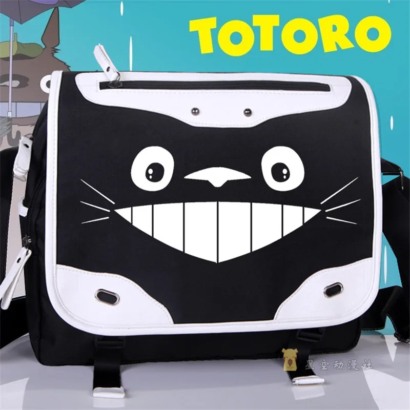 

Cartoon Cosplay Students SchoolBag TOTORO Shoulder Bag Satchel Unisex Oxford Durable Traveling Messenger Bags