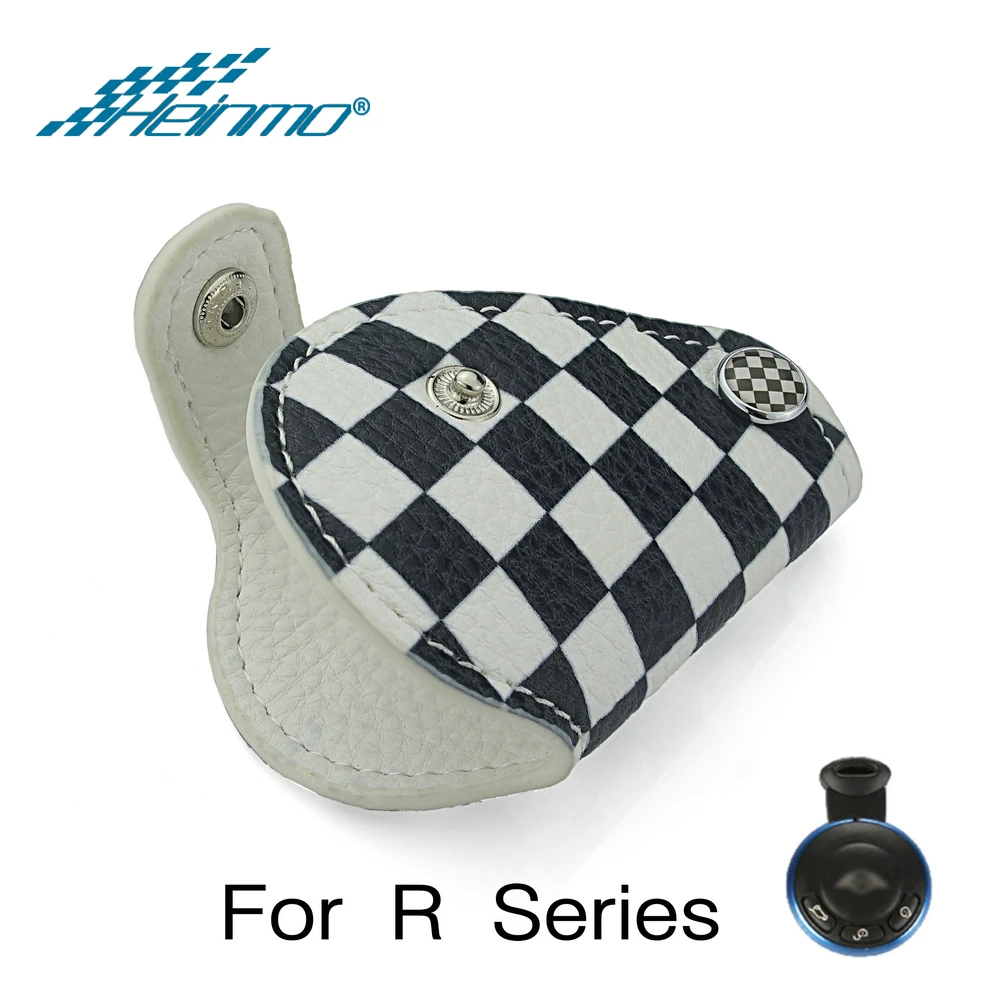 R Series Checker Аксессуары для MINI Cooper, R50, R53, R55, R57, R60, R61, F54, F56, F60, чехол для ключей автомобиля, чехол для MINI Countryman, автомобильный Стайлинг для MINI R56 - Название цвета: R Series Checker