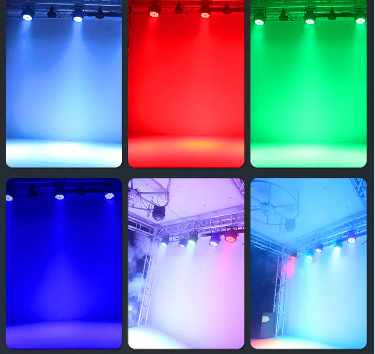 Горячая распродажа! 54x3 Вт LED PAR DJ Par RGBW мыть свет диско Бесплатная доставка 2 шт./лот