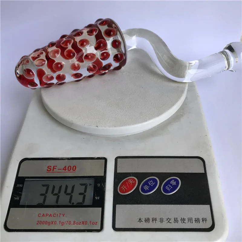 Стеклянный Анальный Анальная пробка G Spot расширитель стимулятор фаллоимитатор