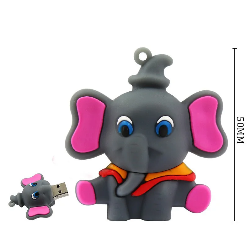 Новый USB флеш-накопитель Aminal 4 ГБ/8 ГБ/16 ГБ/32 ГБ/64 ГБ настоящий мультяшный u-диск