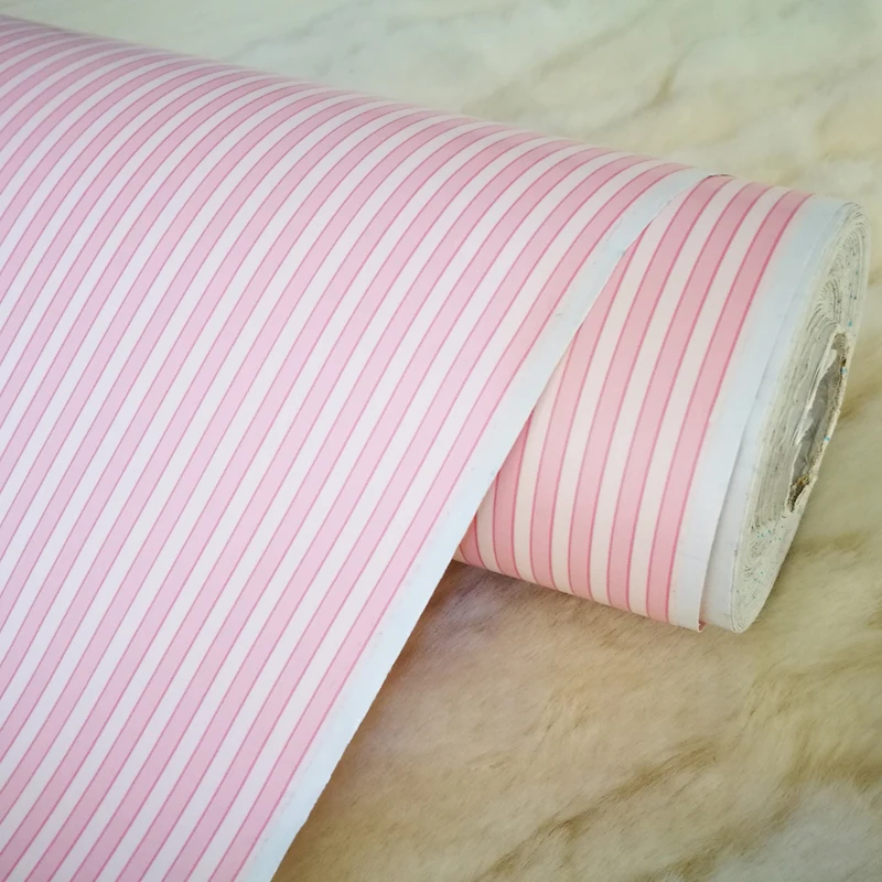

G07-X334 children baby gift Toy 1:12 Dollhouse mini Furniture Miniature rement-pink stripe wallpaper 45*10cm 10pcs/set