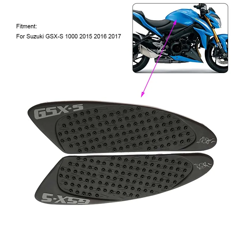 MTCLUB для Suzuki GSX S 1000 S1000 2015 2016 2017 GSXS мотоцикл 3M Нескользящие Танк Pad Сторона газа