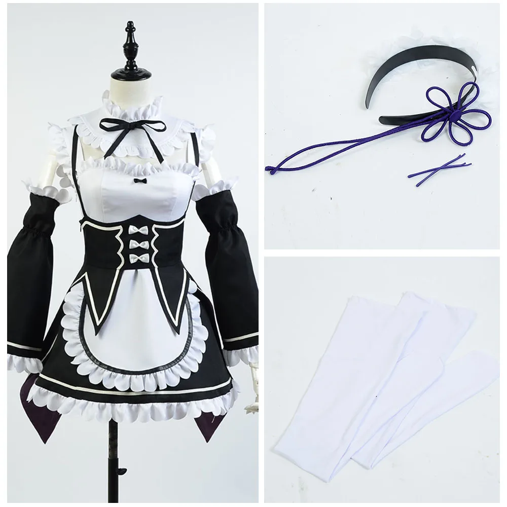 Костюм для косплея Re:Zero Life in a который отличается от Zero Ram 2017|cosplay costume|cosplaycostume cosplay |