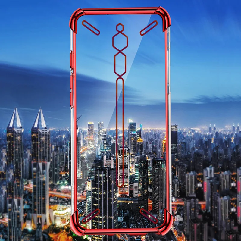 Мягкий чехол из ТПУ для Nubia Red Magic Red Devil ультра тонкий прозрачный блестящий чехол NX609J смешанный силиконовый чехол для телефона
