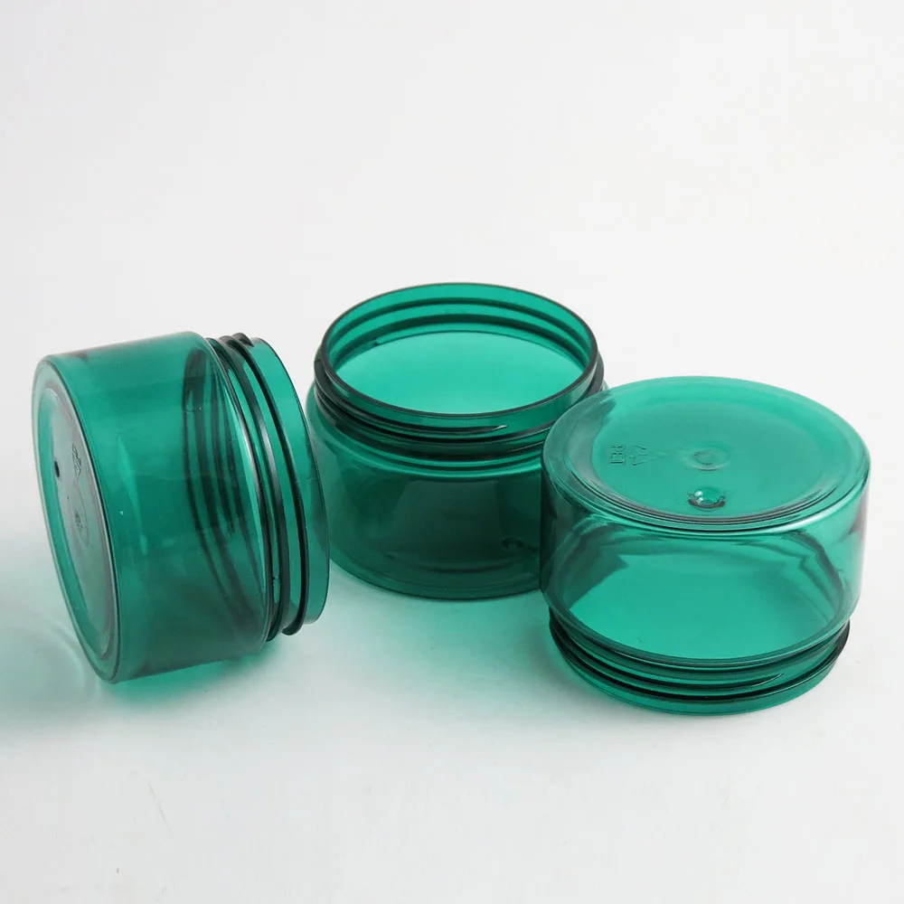 30 шт. темно синим морским камнем ПЭТ Косметический Крем Jar горшок 120 г Большой