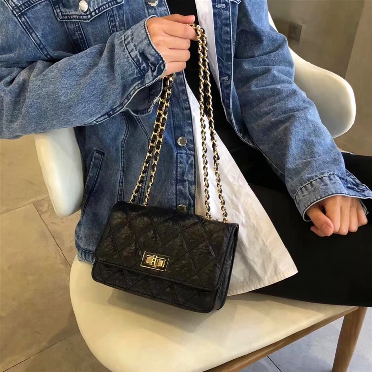 NEW silver Women Shoulder Bags Female Party Crossbody Chain Bag Plaid Handbag Quilted Sac A Main Femme Leather Handbags | Багаж и сумки
