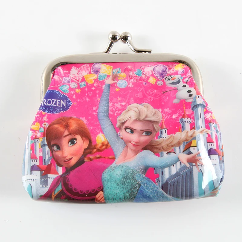 1 шт. мини-Кошельки для монет disney Frozen, кошелек для детей, Детский кошелек, подарки на день рождения, подарки для девочек, индивидуальный подарок