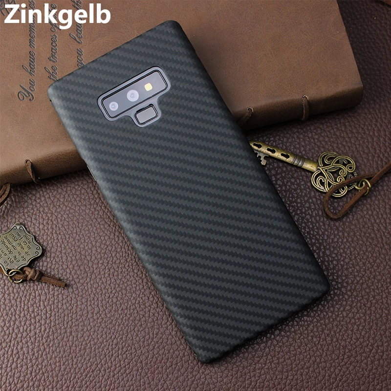 Чехол для Samsung Note 9 роскошный тонкий жесткий ударопрочный чехол из настоящего