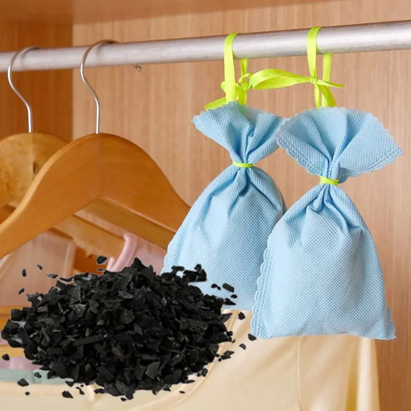 Мини натуральный очиститель воздуха бамбуковый мешок с древесным углем