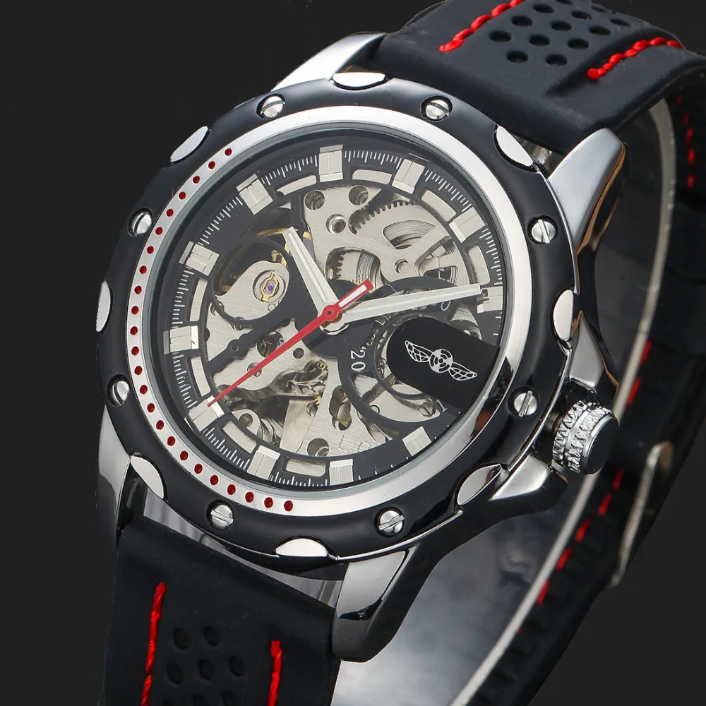 2018 бренд Winner мужские механические наручные часы Стильные Классические с